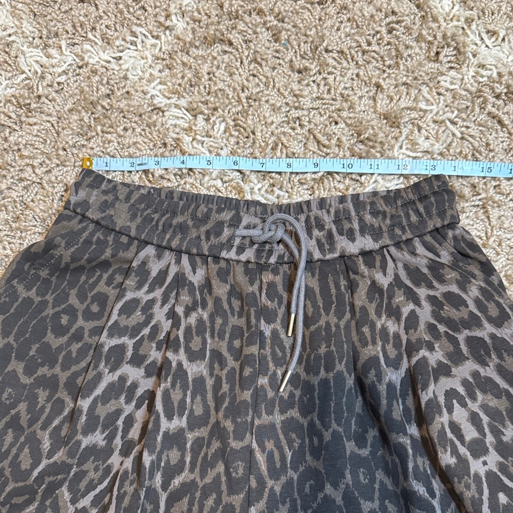 BEULAHSTYLE Leopard Print Wide Leg Pants size M/L - Picture 8 of 13